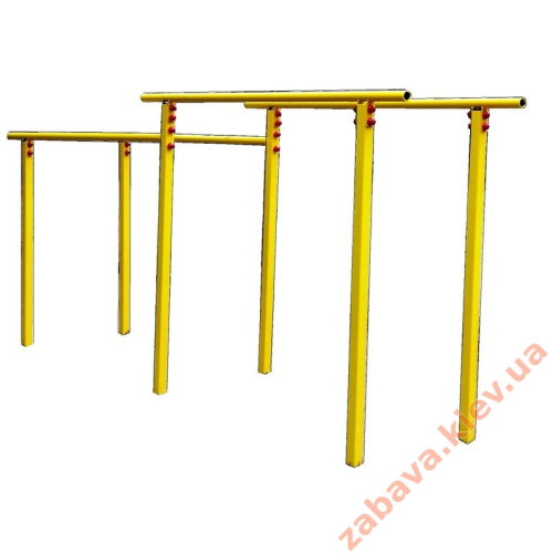 Разноуровневые брусья для улицы