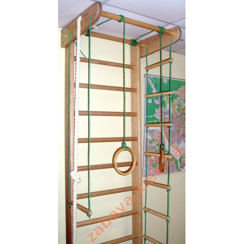 Спортивный уголок из Ясеня, 210см