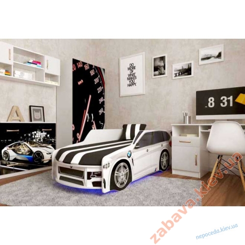 Кровать машина чёрная bmw мебель для мальчика ✅ хорошие характеристики Кровать машина чёрная bmw мебель для мальчика ✅ хорошие характеристики фото6