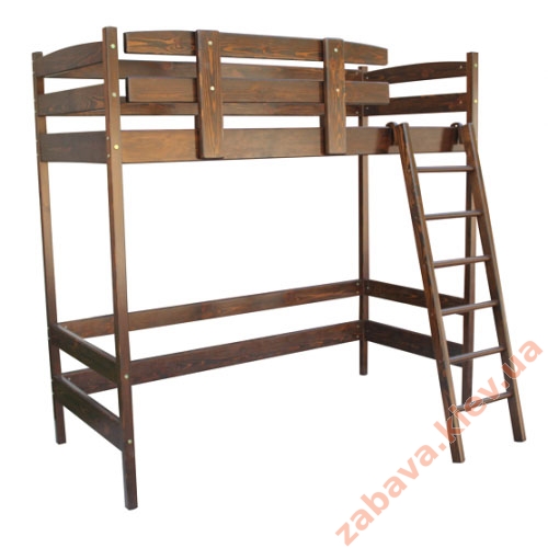 Кровать чердак Снови коричневая 160-70см