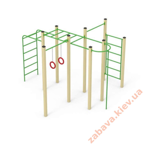 Дитячий спортивний елемент "C1" із турником для майданчика