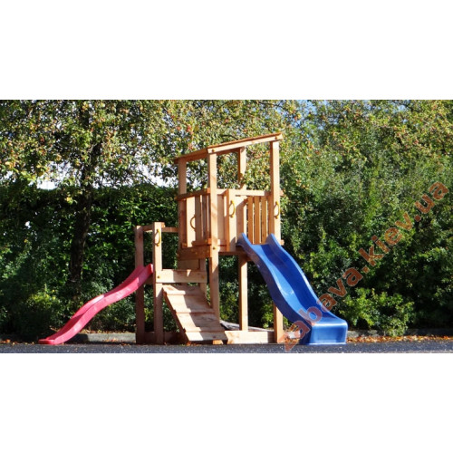 Дитячий майданчик - ігровий комплекс із 2 гірками blue rabbit cascade купити за ціною 41 900 грн. Дитячий майданчик - ігровий комплекс із 2 гірками blue rabbit cascade купити за ціною 41 900 грн.