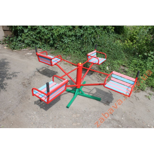 Карусель детская на 4 места для улицы купить в Украине ✅ хорошие характеристики Карусель детская на 4 места для улицы купить в Украине ✅ хорошие характеристики