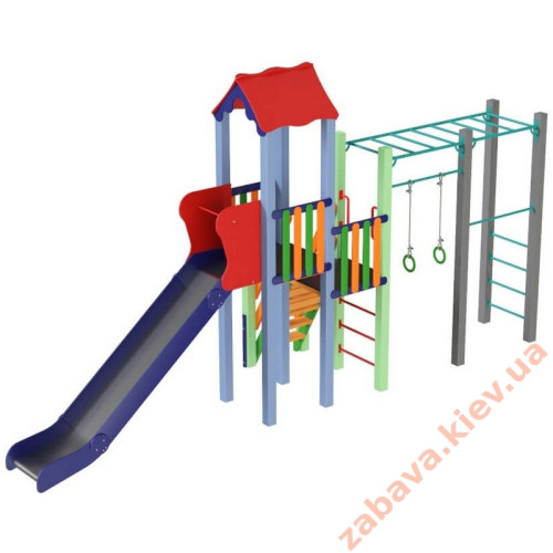 Детский комплекс "Котик" 180 игровой во двор