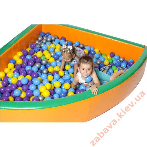 Сухий басейн KIDIGO "Кут" 1,8 метра угловий великий