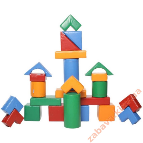 Модульный мягкий конструктор «Строитель - 2 Мини»