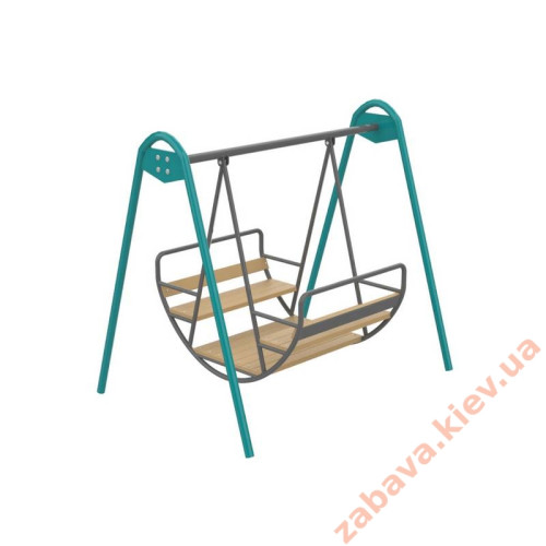 Качели детские Лодочка металлические на площадку
