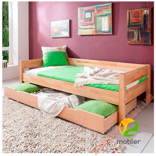 Детская одноярусная кровать деревянная Mobler без ящиков ✅ хорошие характеристики Детская одноярусная кровать деревянная Mobler без ящиков ✅ хорошие характеристики