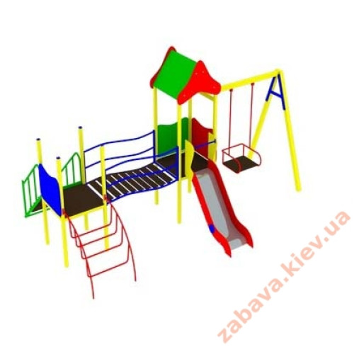 Игровой комплекс Гелиус с качелью