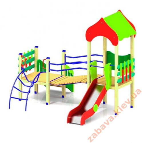 Дитячий майданчик + гірка "Іллюша100см"