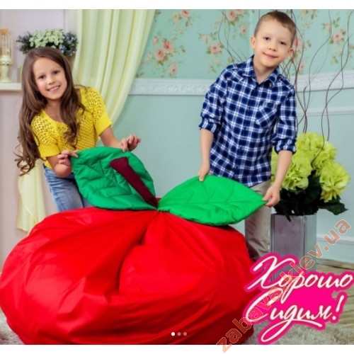 Кресло-мешок Яблоко детский ✅ хорошие характеристики Кресло-мешок Яблоко детский ✅ хорошие характеристики