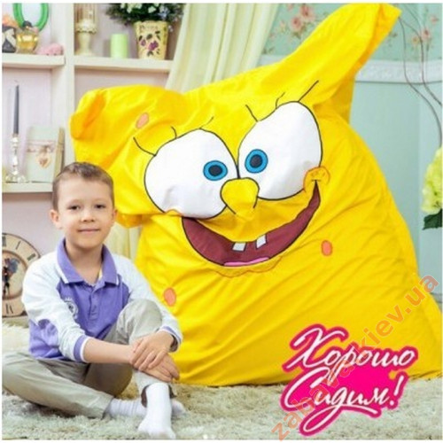 Детское кресло-мешок Спанч Боб
