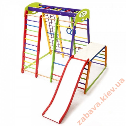 Спортивний комплекс для дому Акварелька Plus 1-1 купити за ціною 10 290 грн. Спортивний комплекс для дому Акварелька Plus 1-1 купити за ціною 10 290 грн.