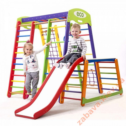 Спортивний комплекс для дому Акварелька Plus 1-1 купити за ціною 10 290 грн. Спортивний комплекс для дому Акварелька Plus 1-1 купити за ціною 10 290 грн.