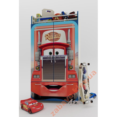 Шафа "Блискавка Маквін", синій купити за ціною 10 000 грн. Шафа "Блискавка Маквін", синій купити за ціною 10 000 грн.