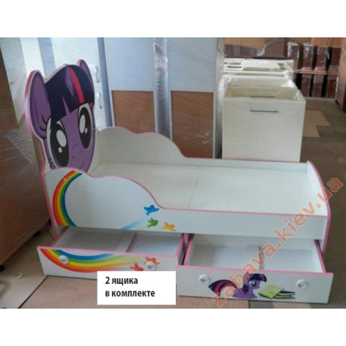 Дитяче ліжко з підліжковими ящиками "Поні" купити за ціною 9 400 грн. Дитяче ліжко з підліжковими ящиками "Поні" купити за ціною 9 400 грн.