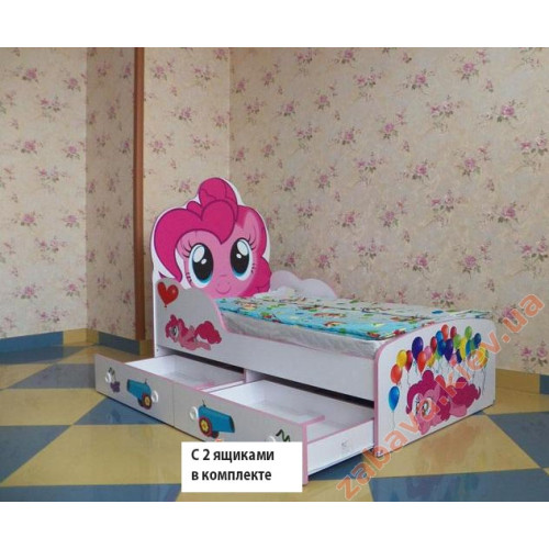 Дитяче ліжко "Поні" з підліжковими ящиками купити за ціною 9 400 грн. Дитяче ліжко "Поні" з підліжковими ящиками купити за ціною 9 400 грн.