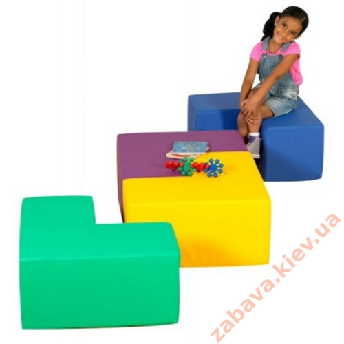 Модульные сидения-столик Геометрия детские