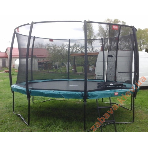 Батут BERG Champion 430 с сеткой Deluxe ✅ хорошие характеристики Батут BERG Champion 430 с сеткой Deluxe ✅ хорошие характеристики