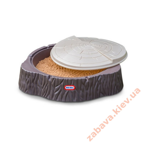 Пісочниця дитяча творча з кришкою Пенек пластикова