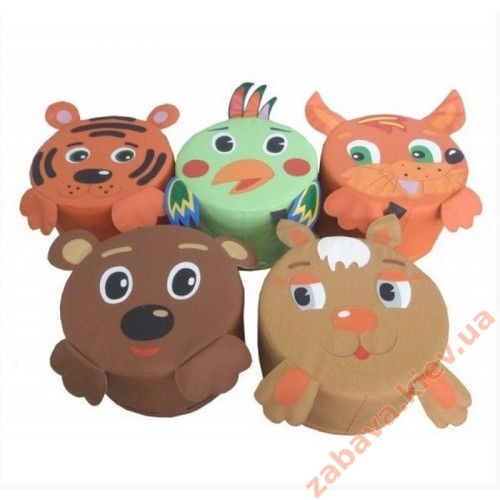 Набор пуфиков Зверята