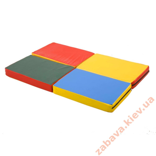 Гимнастический мат складной Пятнашка 120х80x8 см