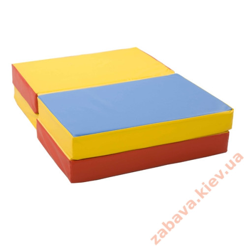 Гимнастический мат складной Пятнашка 120х80x8 см ✅ хорошие характеристики Гимнастический мат складной Пятнашка 120х80x8 см ✅ хорошие характеристики фото1