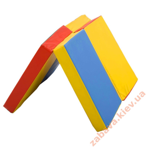 Гимнастический мат складной Пятнашка 120х80x8 см ✅ хорошие характеристики Гимнастический мат складной Пятнашка 120х80x8 см ✅ хорошие характеристики фото2