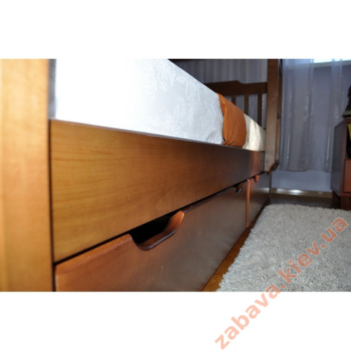 Дитяче двоярусне ліжко "Єва" з вільхи купити за ціною 23 117 грн. Дитяче двоярусне ліжко "Єва" з вільхи купити за ціною 23 117 грн.