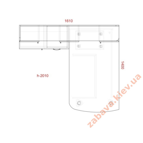 Стіл комп'ютерний "СК-15" із ящиками купити за ціною 15 283 грн. Стіл комп'ютерний "СК-15" із ящиками купити за ціною 15 283 грн.