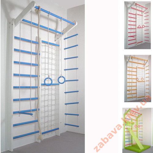 Спортивный комплекс Комби бело-розовый (базовый) Спортивный комплекс Комби бело-розовый (базовый)