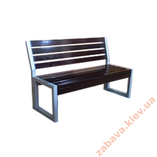 Скамейка для улицы Квадро Премиум усиленная