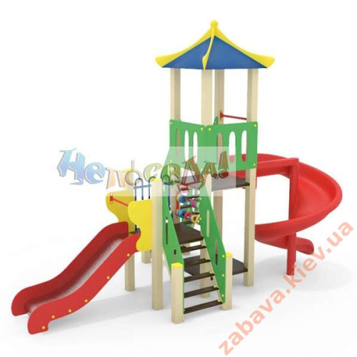 Детская площадка  двухуровневая "Елена" для улицы