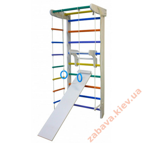 Спортивный уголок КОЛИБРИ с навесным турником и доской (полный комплект) Спортивный уголок КОЛИБРИ с навесным турником и доской (полный комплект)