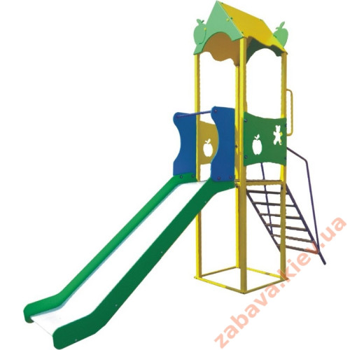 Дитяча гірка "Яблуко" для вулиці на ігровий майданчик
