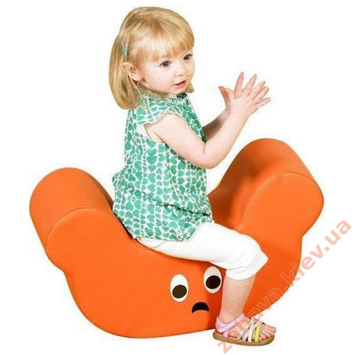 Детская мягкая качалка Клякса