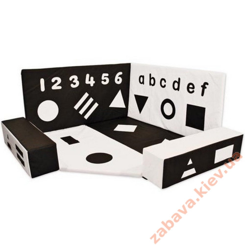 Детский сенсорный уголок Черно-белый