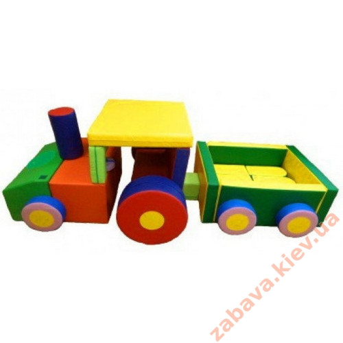 Дитячий модуль-трансформер Трактор із причепом