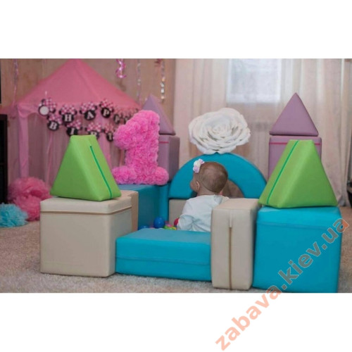 Дитячий модульний конструктор Фортеця, 18 ел.