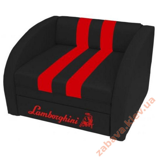 Дитяче крісло-ліжко Smart чорне розкладається Дитяче крісло-ліжко Smart чорне розкладається