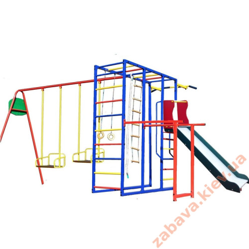 Для улицы спортивный элемент Титан с 2 качелями