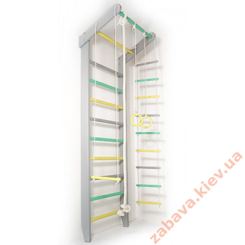 Шведская стенка Сосна серо-мятная (база) Шведская стенка Сосна серо-мятная (база)