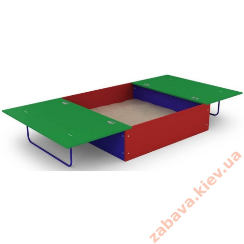 Детская песочница Раскладушка 1,5х1,5 м для улицы на площадку