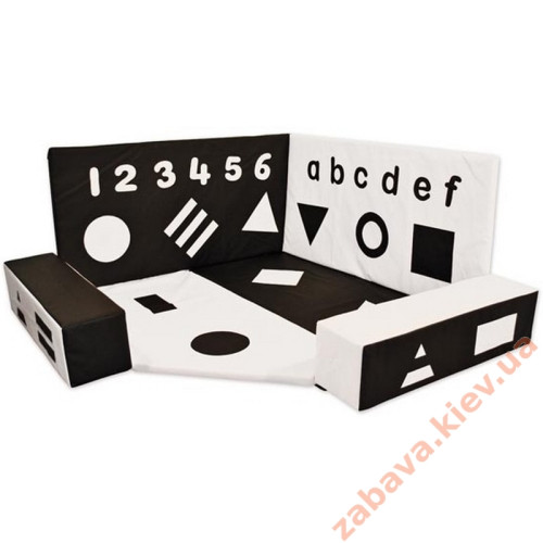 Детский сенсорный уголок Черно-белый ✅