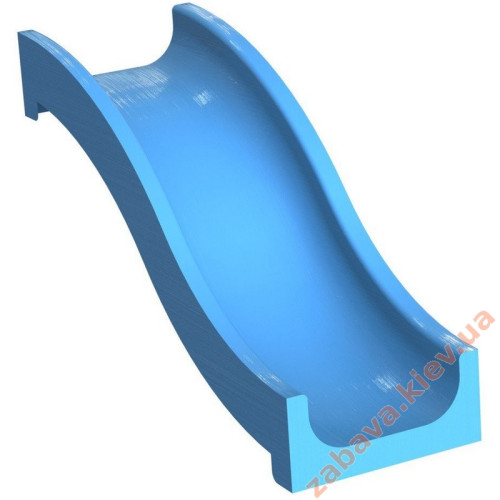 Гірка спуск пластикова "Міні Хвиля" обладнання для виробництва майданчиків купити Україна Київ