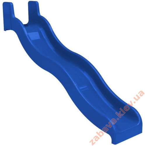 Гірка пластикова "Каскад" синя обладнання для виробництва майданчиків.