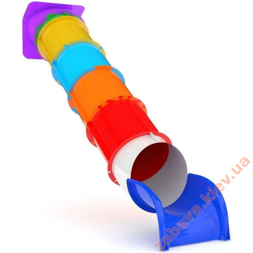 Гірка "Труба" пряме обладнання для виробництва майданчиків.