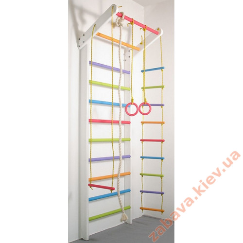 Детская шведская стенка деревянная Сосна белая (база) Детская шведская стенка деревянная Сосна белая (база)