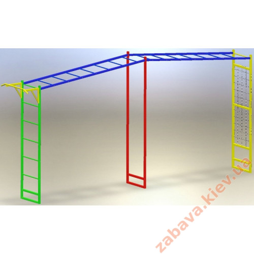 Рукоход уличный металлический