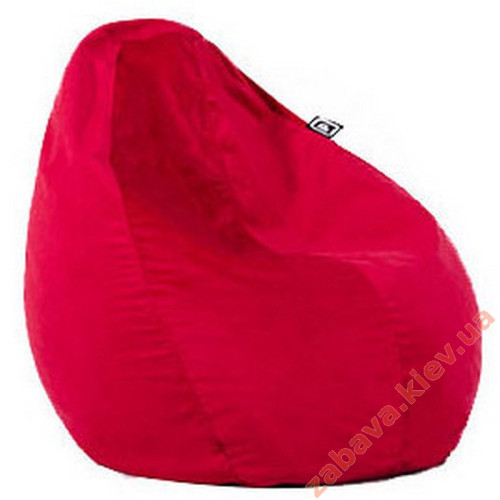 Кресло мешок Груша красное M